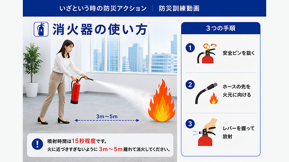 消化器の使い方
