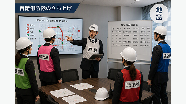 防災訓練の様子