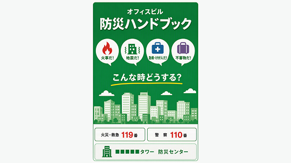 オフィスビル防災ハンドブック表紙
